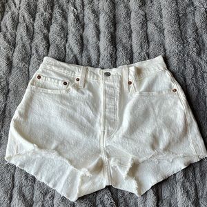 Off-white Levi 501 high waisted shorts